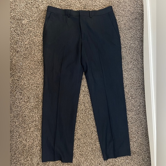 Navy Slim Fit Suit Pant - Picture 1 of 5